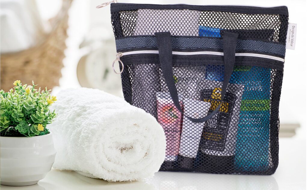 Stylish and multifunctional shower caddy
